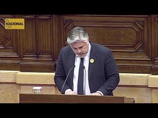 Albert Batet llegeix la carta de Jordi Sánchez