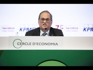 Torra crida el món empresarial a defensar la democràcia davant la repressió de l'Estat