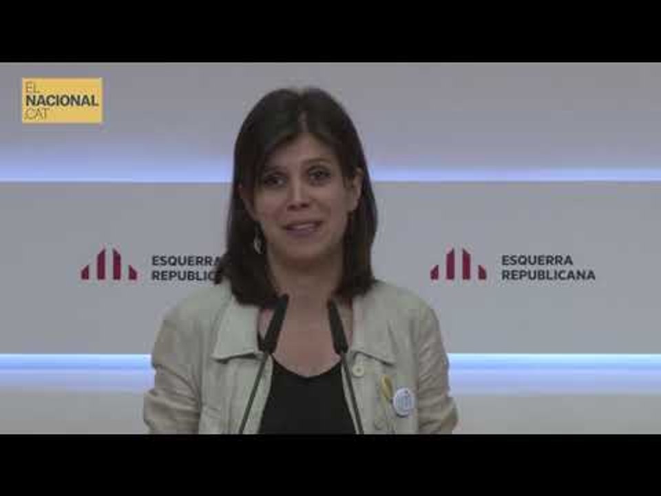 Marta Vilalta, diu que ERC no contempla "d'entrada" compartir l'alcaldia de Barcelona