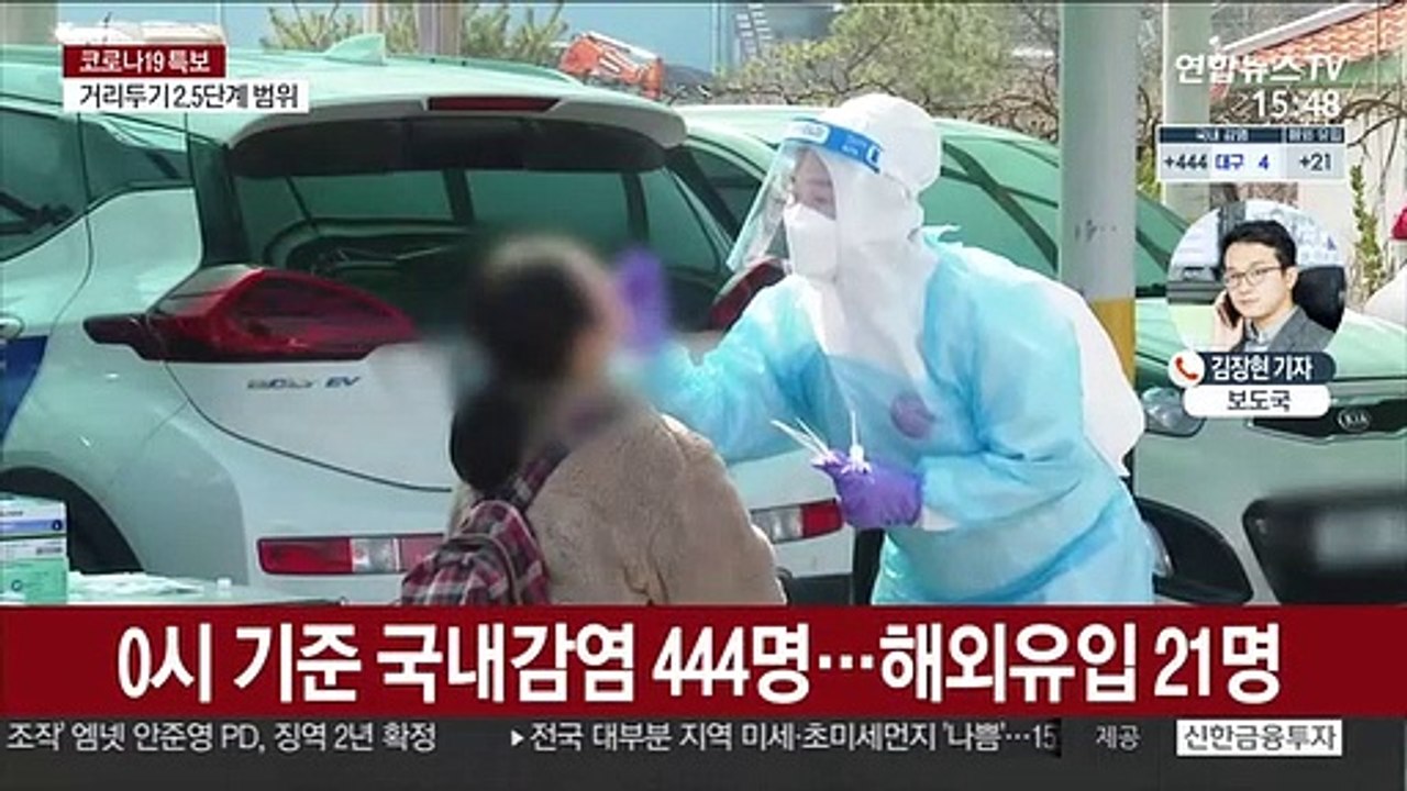 확진 465명, 내일 거리두기 조정…미국발 변이 확인