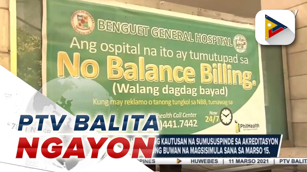 Desisyon ti kiddaw a panakaikonsidera ti suspensyon ti PhilHealth accreditation ti BeGH, maur-uray