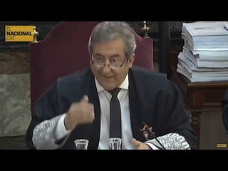 JUDICI PROCÉS | L'inici de la intervenció de Javier Zaragoza: "No hay presos políticos"