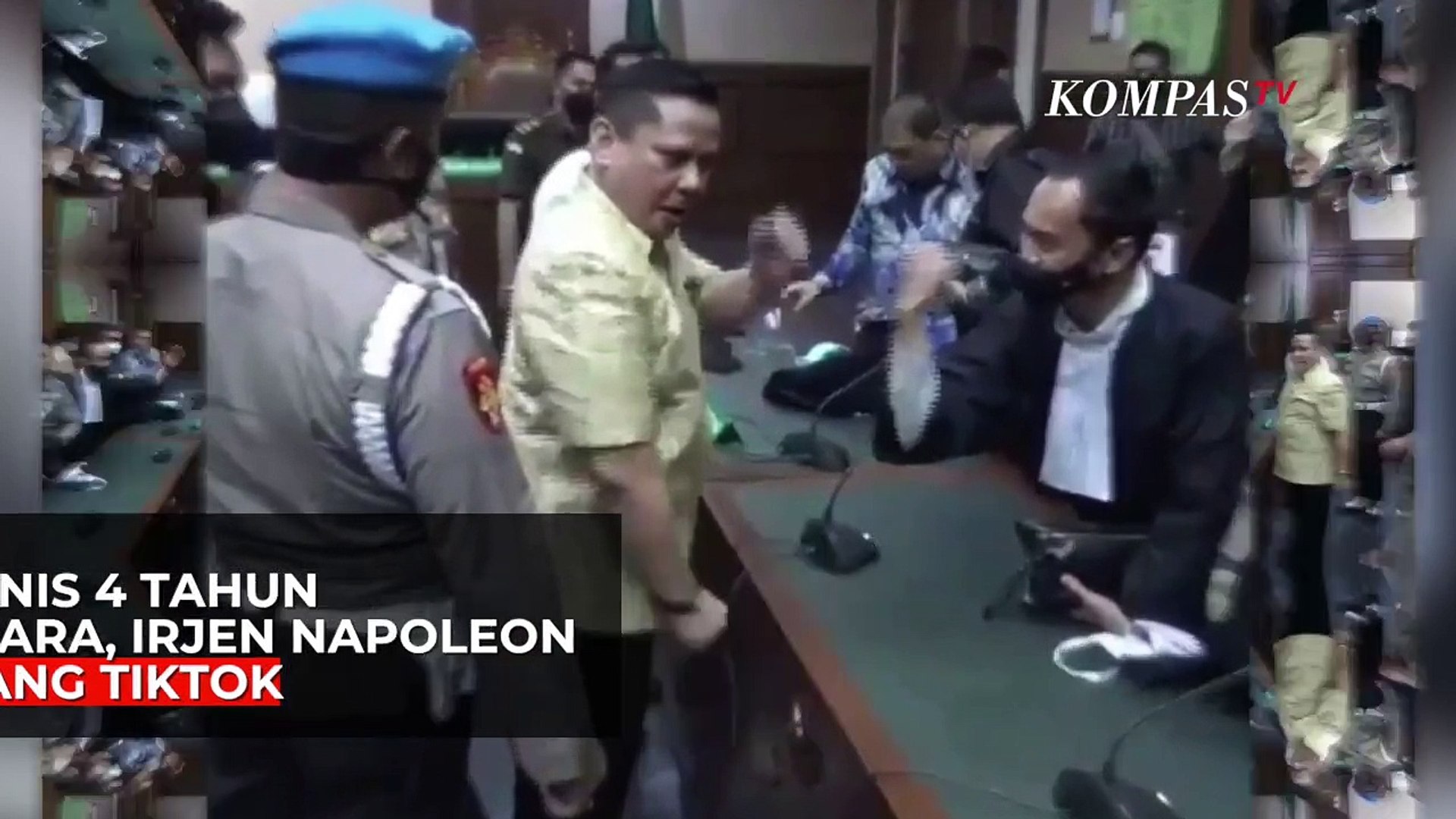 Irjen Napoleon Goyang Tiktok Usai Divonis 4 Tahun Penjara Video Dailymotion