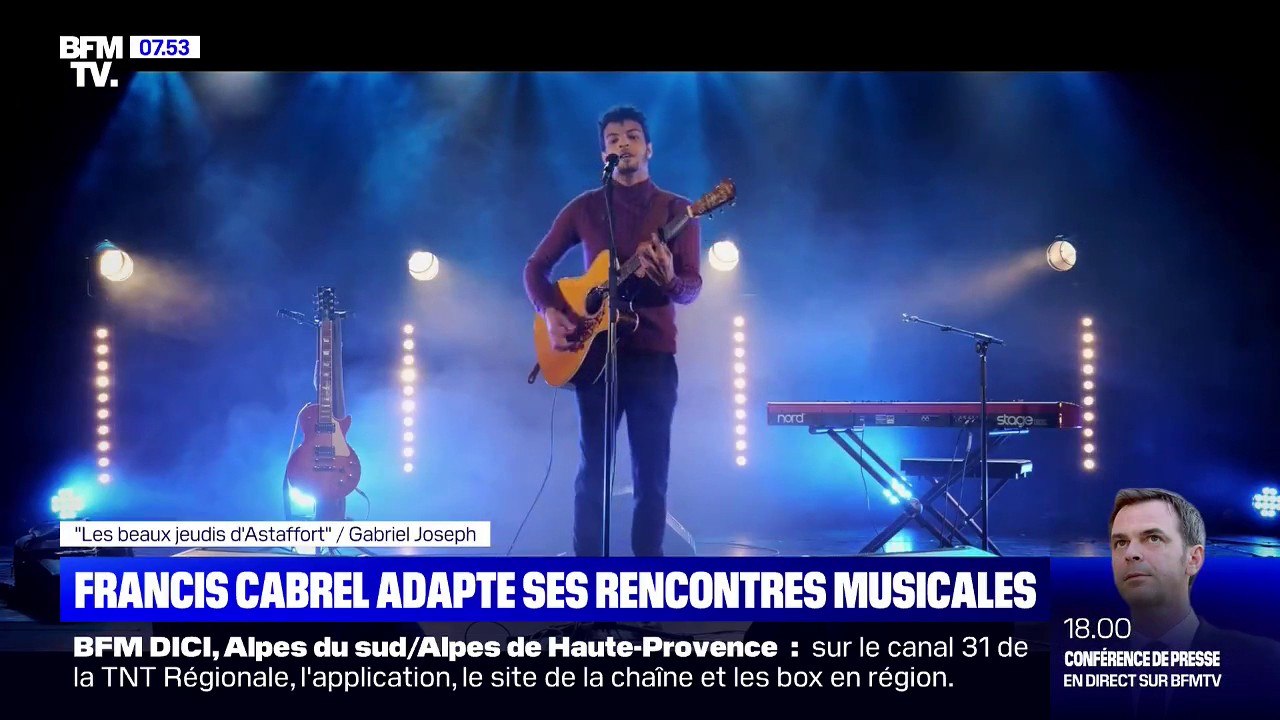 Francis Cabrel adapte ses ateliers de création...