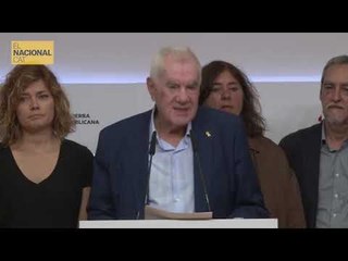 Ernest Maragall: "No hi ha cap possibilitat de tirar endavant un tripartit"