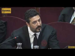 JUDICI PROCÉS | Bergés: "El estado no necesitaba emplear la fuerza para impedir el referéndum"