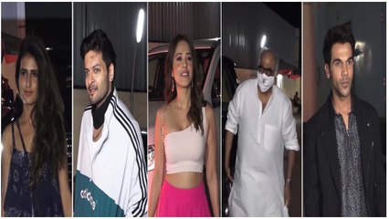 Rajkummar Rao, Nushrat Bharucha, Ali Fazal, Fatima Sana Shaikh & others at the screening of Roohi