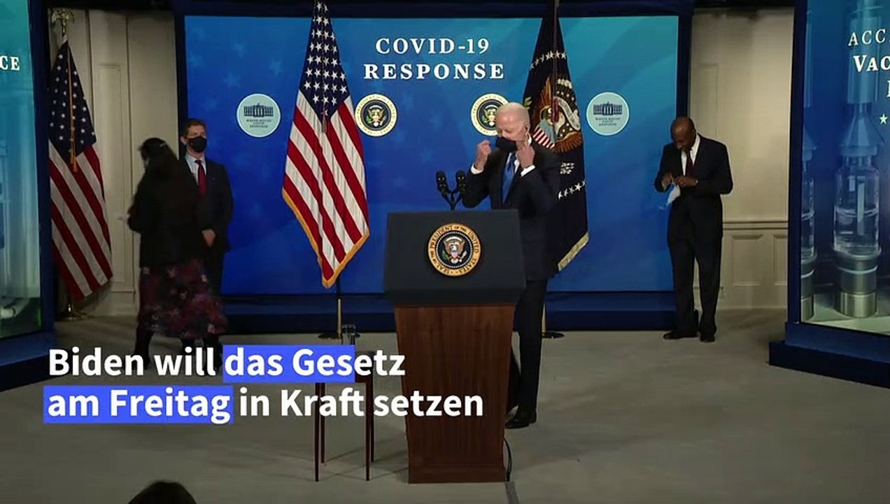 Biden nennt Corona-Hilfspaket 'historischen Sieg' für die USA