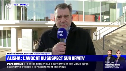 Mort d'Alisha: l'avocat d'un deux suspects affirme qu'il n'a pas du tout "chercher à nier sa responsabilité"