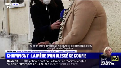 Rixe à Champigny-sur-Marne: la mère d'un blessé appelle à "arrêter de faire des choses pareilles"
