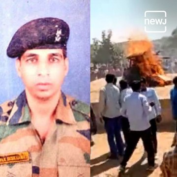 Last Rites Of Naik Vikram Singh Naruka Of Jhunjhunu Who Was Martyred In Ladakh While Patrolling