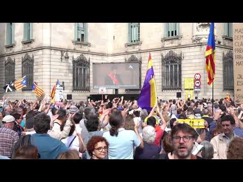Sant Jaume escridassa Valls durant el seu discurs