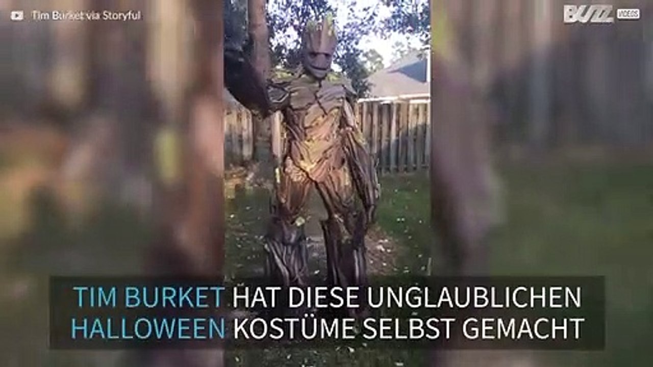 Unglaublich realistisches Groot Kostüm