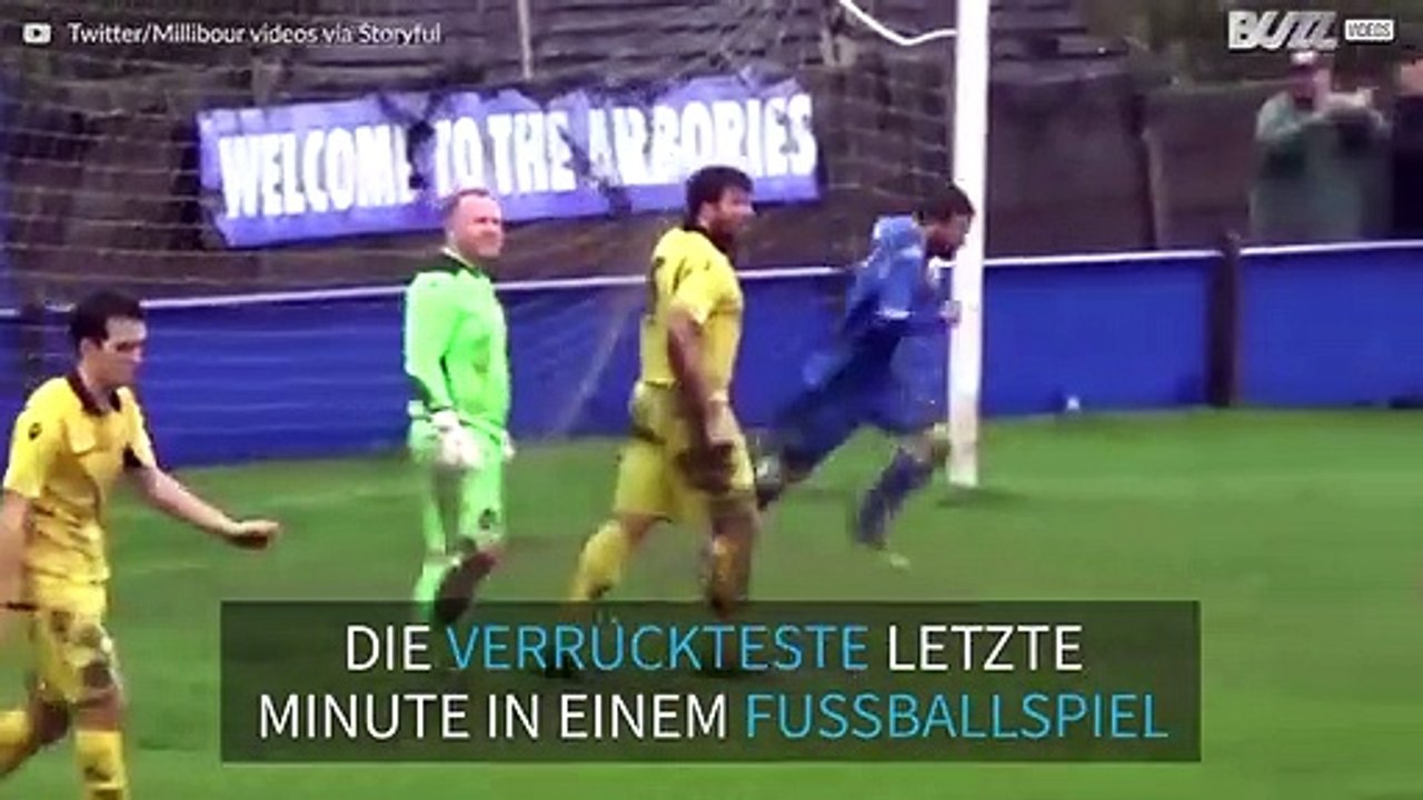 Die verrückteste Minute in einem Fußballspiel