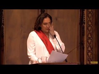 Ada Colau agraeix el suport de la seva família entre llàgrimes