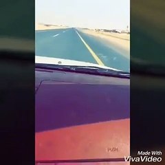 لقوا ثعبان على السياره وهم مسافرين