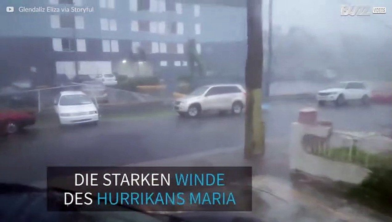 Hurrikan Maria trifft auf Puerto Rico