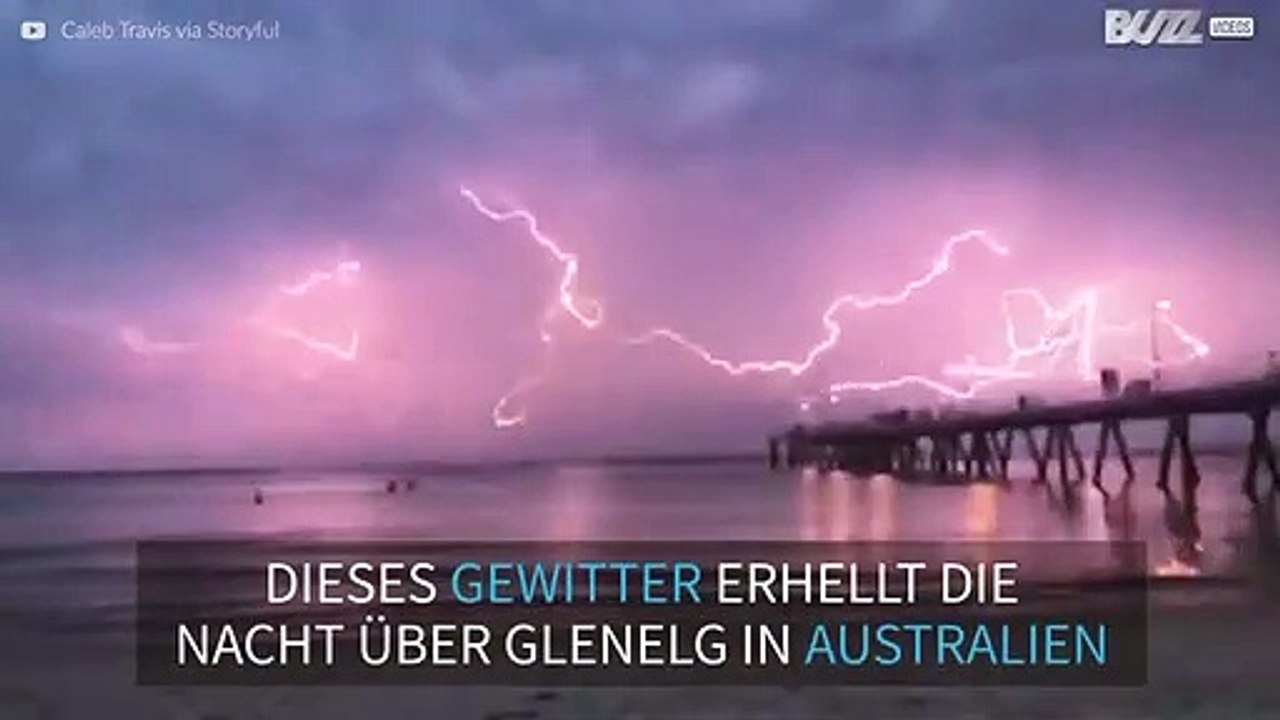 Unfassbares Gewitter über Australien