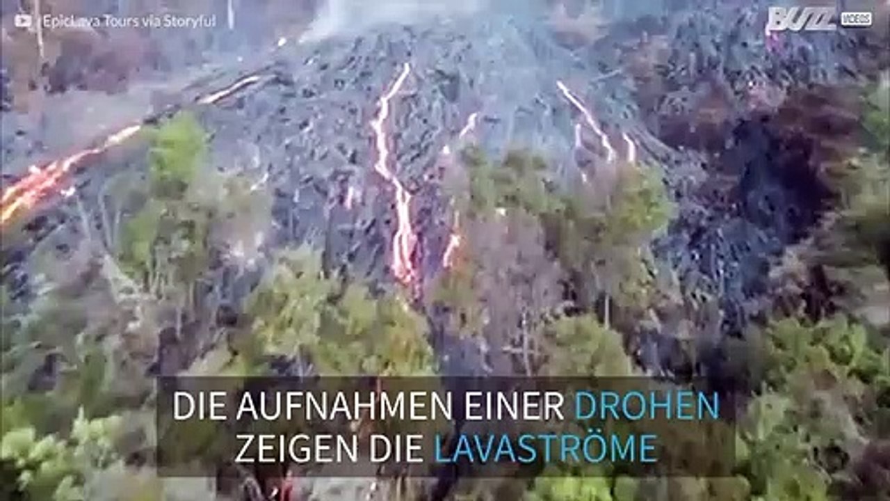 Atemberaubende Luftaufnahmen des Kīlauea auf Hawaii