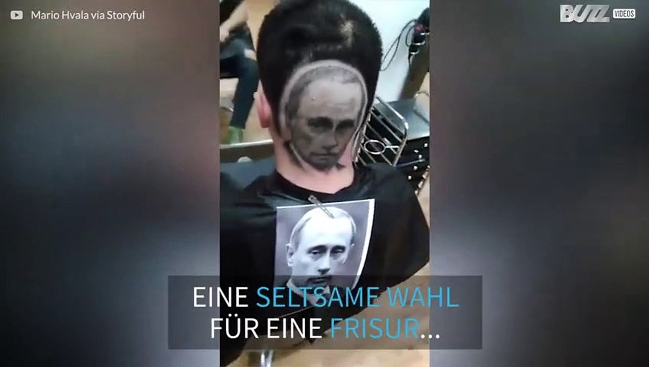 Wladimir Putin als Frisur!