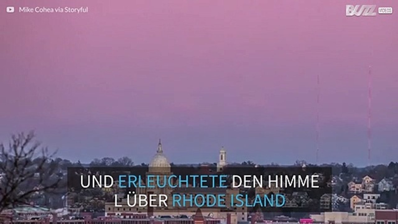 Der erste Supermond des Jahres erschien über Rhode Island