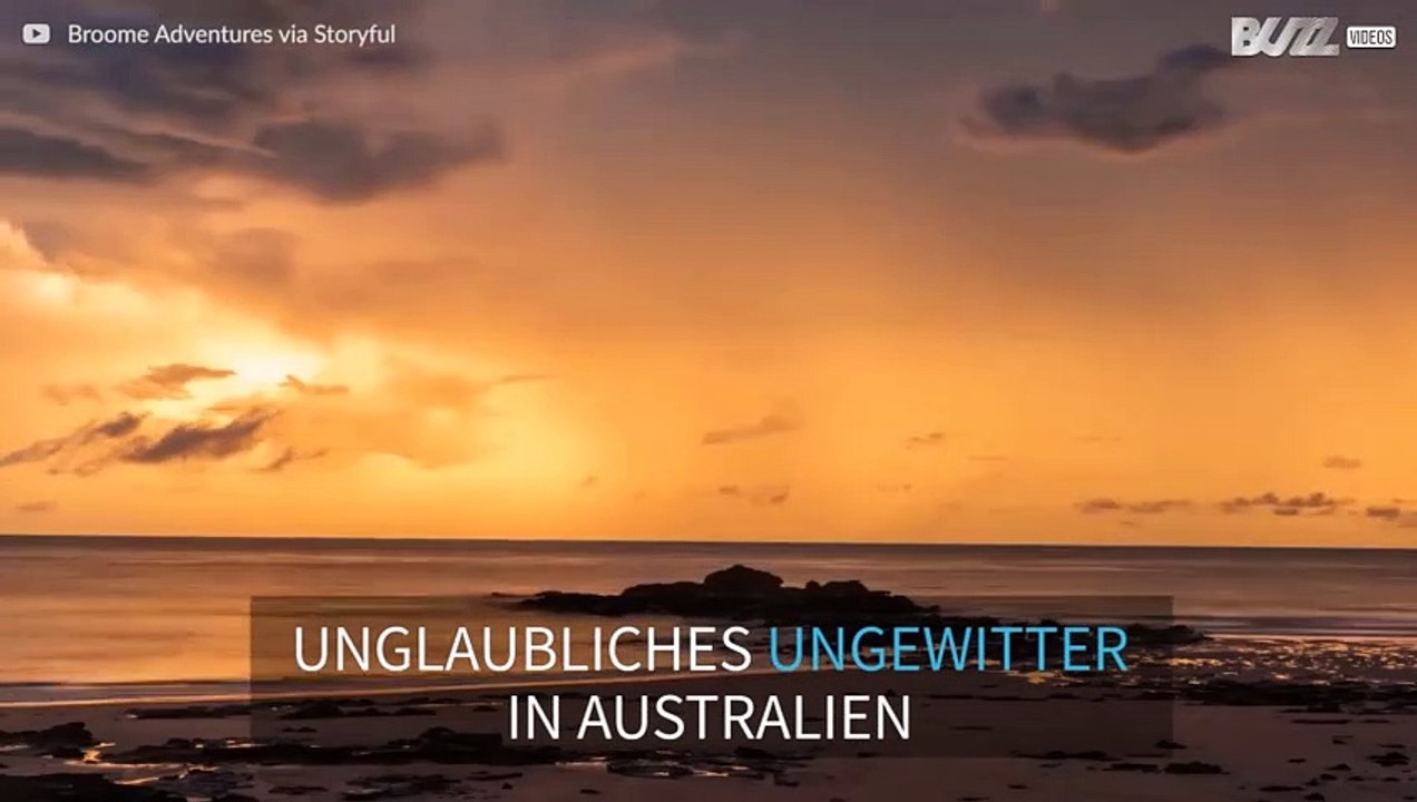 Unglaubliches Ungewitter im Zeitraffer