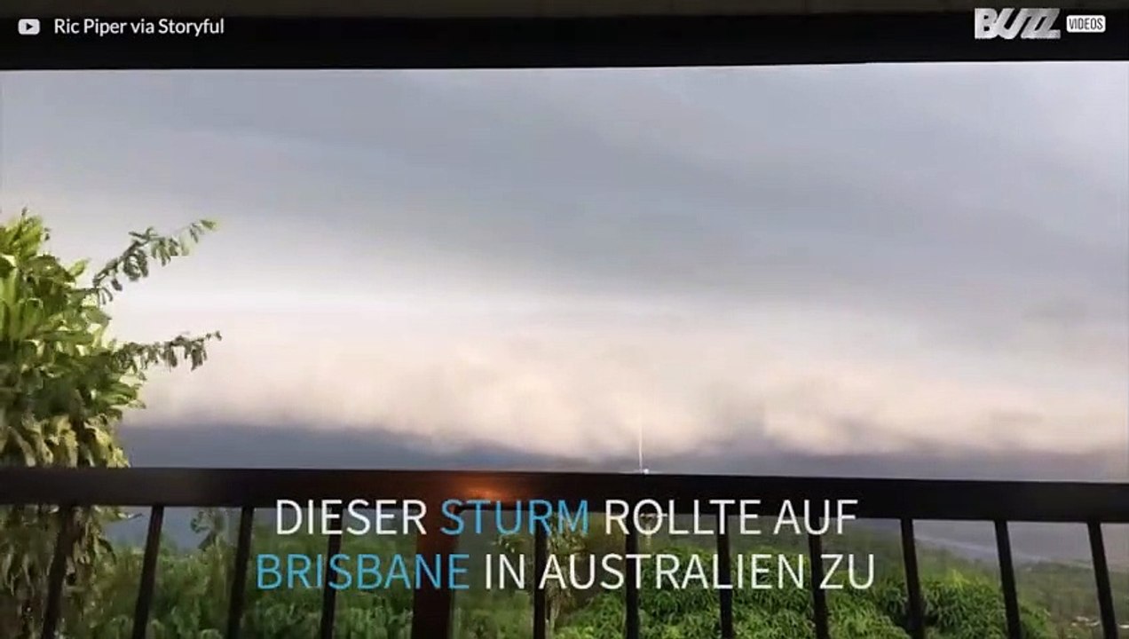 Gruseliger Sturm im Zeitraffer