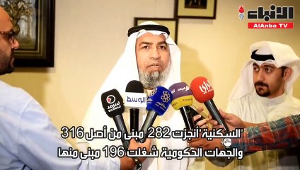 تسليم مباني مدينة صباح الأحمد السكنية في نهاية 2018