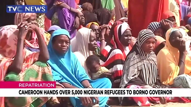Cameroon hands over 5,000 Nigerian refugees to Borno Governor