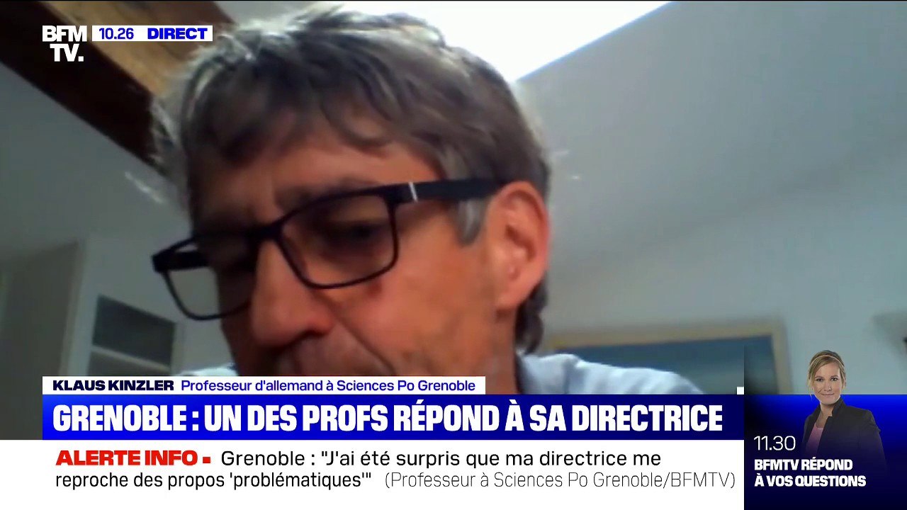 Klaus Kinzler, professeur à Sciences Po Grenoble: "C'est stupide de dire que je n'aime pas l'islam (...) je n'aime pas une forme de l'islam, fondamentaliste, terroriste, islamiste"