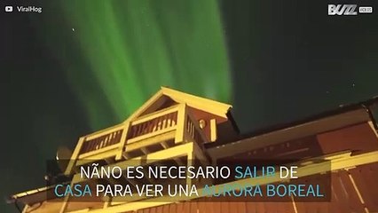 El gran poder de la aurora boreal en Noruega