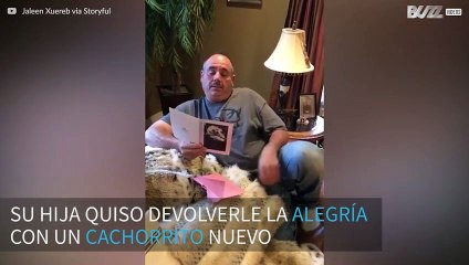 ¡A este hombre le han alegrado la vida regalándole un nuevo miembro para su familia!