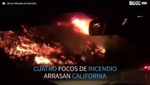 Infierno en la Tierra: imágenes de uno de los 4 focos del incendio de California