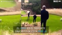 ¡Le pidió matrimonio en un campo de golf!