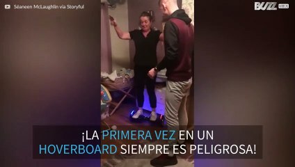 Primeras veces en hoverboard: dolor