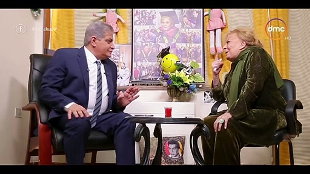مساء dmc - نادية لطفي | أنا أعشق الفول وجورج سيدهم قالي انتي بتاكلي 5 فدادين فول في السنة |
