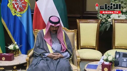 صاحب السمو مستقبلا ولي العهد ومرزوق الغانم وسمو رئيس مجلس الوزراء