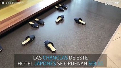 ¡Nissan inventa chanclas que se ordenan solas!
