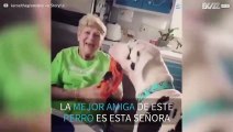 ¿El mejor amigo de esta anciana de 90 años? ¡Su perro!