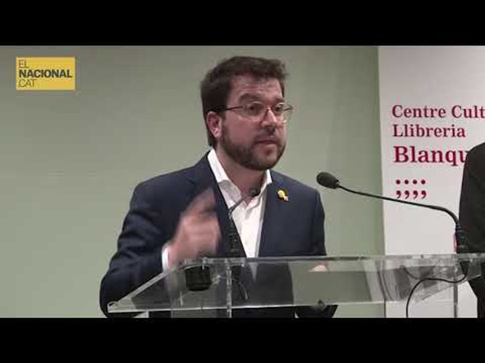 Aragonès exigeix diàleg a Sánchez: “Hem de sortir tots de la nostra zona de confort"