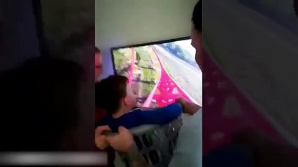 Familys ingenious way to beat theme park prices with homemade rollercoaster