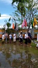 Jelang Hari Raya Nyepi, Umat Hindu di Banjarmasin Upacara Melasti di Pura Agung Jagat Natha