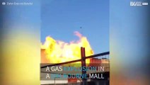 Dramatic gas explosion in Melbourne mall