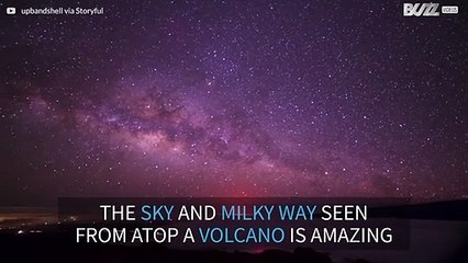 Time-lapse of a starry night filmed at 2800 meters