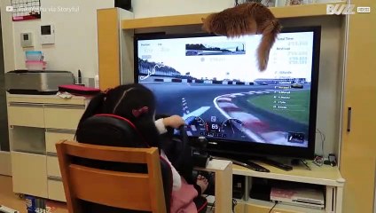This 5-year-old girl is better than you at Gran Turismo 5