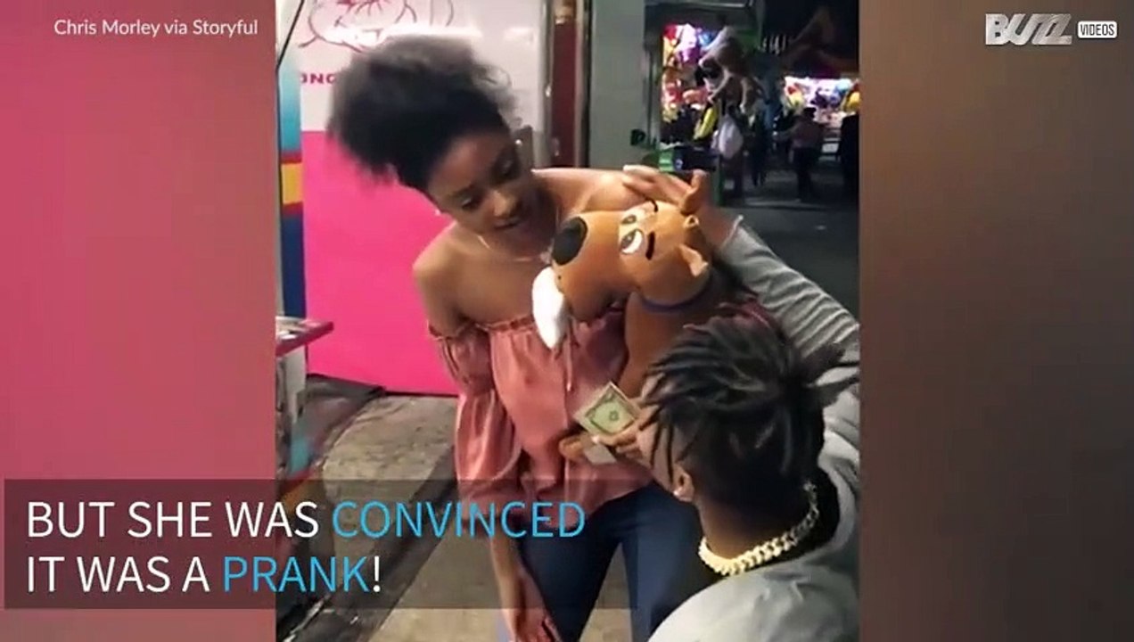 Woman thinks wedding proposal is a prank