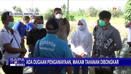 Diduga Dianiaya Sebelum Tewas, Makam Tahanan Polsek Medan Sunggal Dibongkar