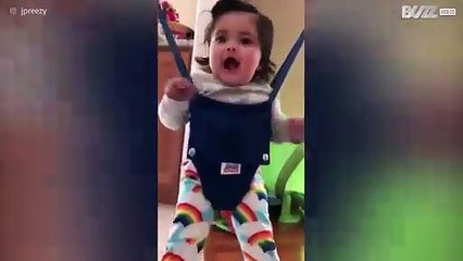 Baby is a master at...spitting!