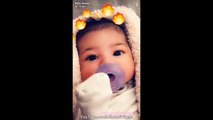 Kylie Jenner FIRST LOOK Up Close At Baby Stormi Webster Snapchat
