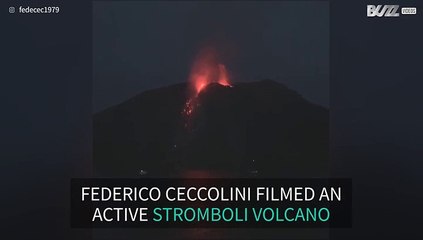 Unbelievable images of Italy's Stromboli volcano erupting!